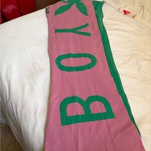 Pink and Green Playboy Scarf